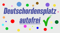 Unterschriftenaktion für einen autofreien Deutschordensplatz