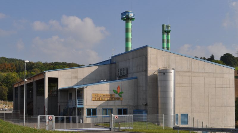 Naturwärmekraftwerk des Stadtwerks Tauberfranken in Bad Mergentheim