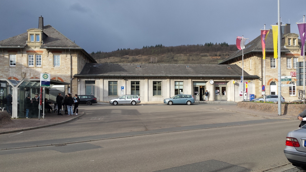 Der Bad Mergentheimer Bahnhofsplatz